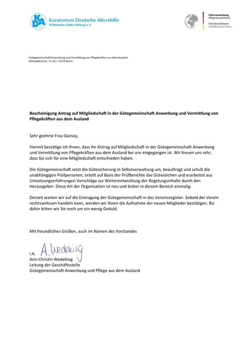 Antrag auf Mitgliedschaft faire Anwerbung